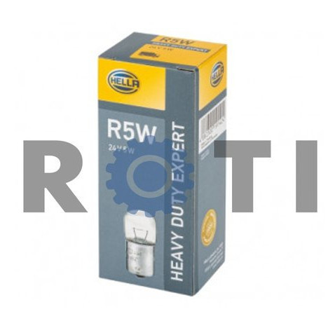 R5W 24V 5W หลอดไฟรถยนต์ 1 FOOT ORIGINAL HELLA 8GA 002 071061
