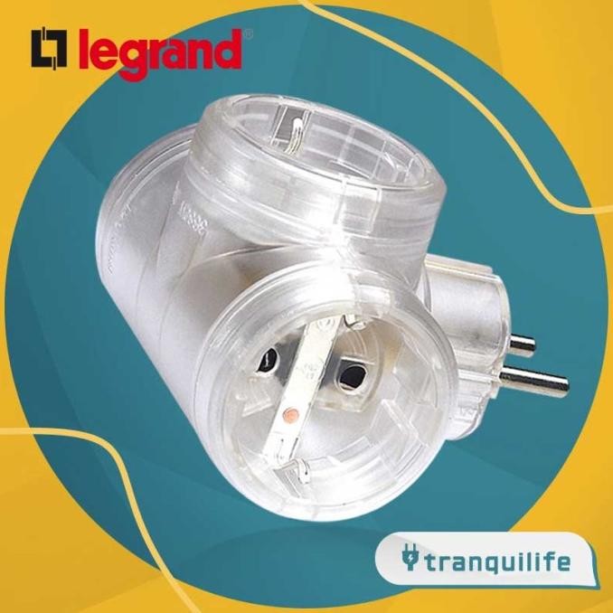 มีปลั๊กไฟ 3 รู T Plug สําหรับสวิตช์ขยาย Legrand