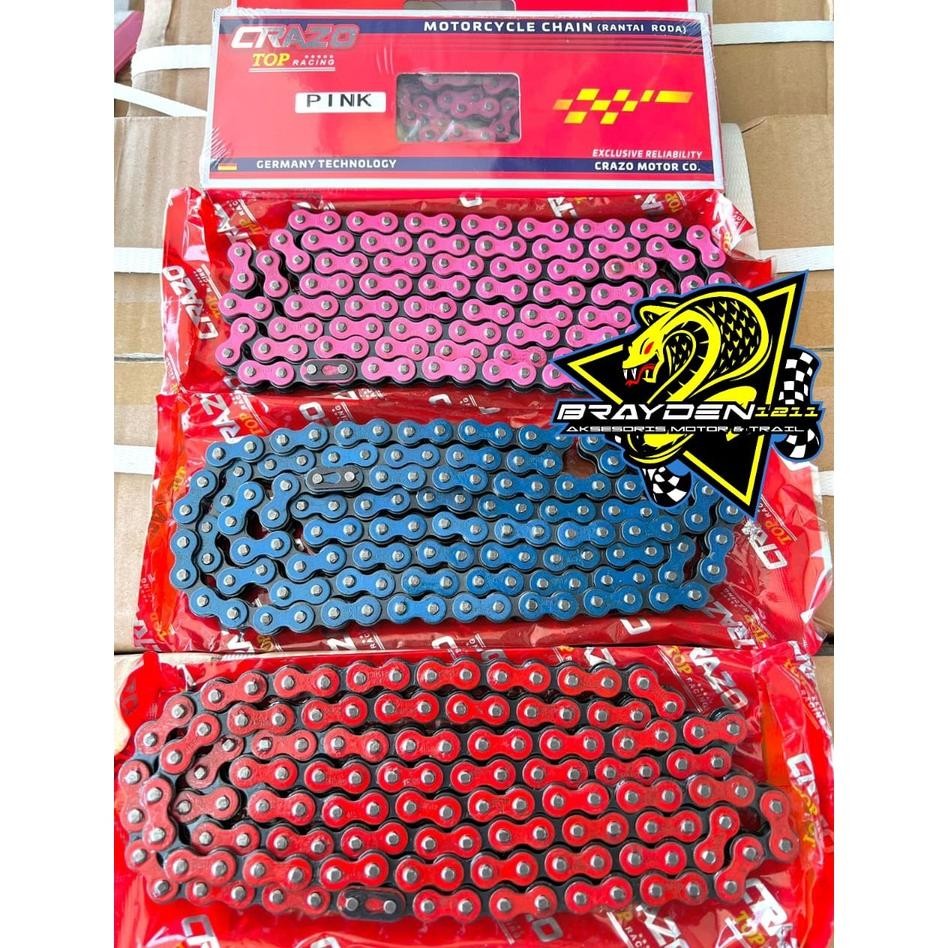 ขนาด-68 ทอง 415 โซ่ Crazo/ทอง 415 Sss โซ่/ทอง 415 130 โซ่/ทอง 415 โซ่/Ss สีโซ่