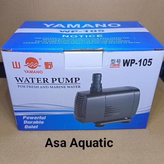 NEW Yamano Wp 105 ปั๊มตู้ปลาปั๊มจุ่มบ่อไฮโดรโปนิกส์