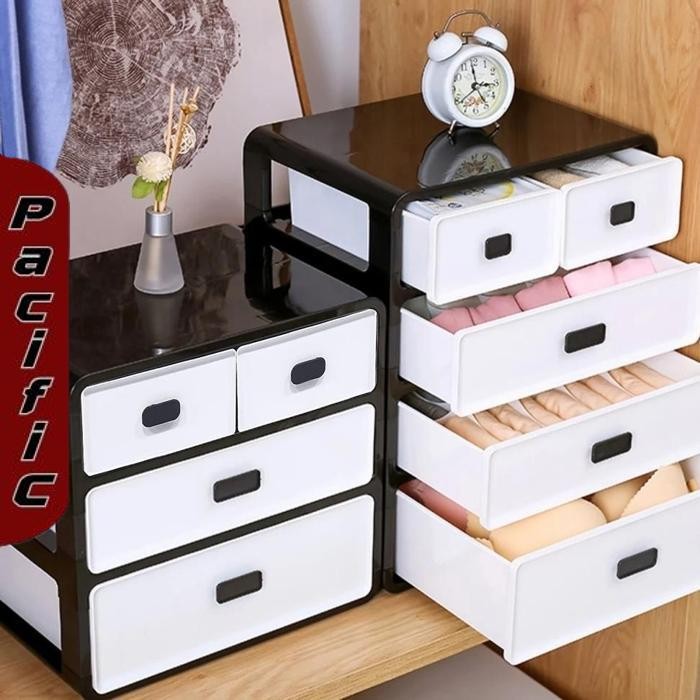 Dtg กล่องเก็บชุดชั้นในยา / ถุงเท้าตู้เสื้อผ้า Divider สําหรับ Bra ผ้าพันคอ Tie ถุงเท้ากล่อง