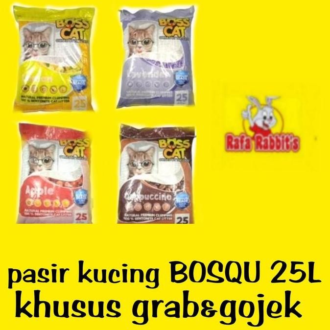 NEW boss cat ทรายแมวก้อนหอม 25L พิเศษสําหรับ gojek