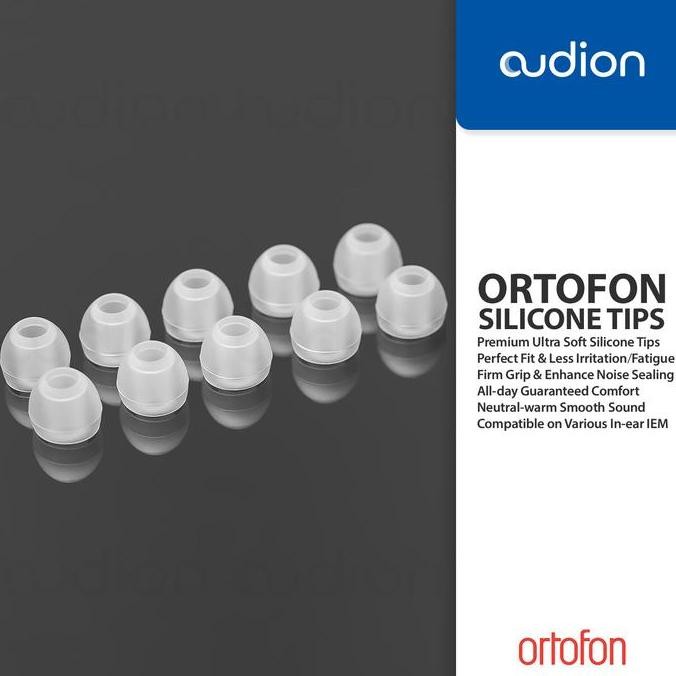 ใหม่ล่าสุด - ORTOFON จุกหูฟังซิลิโคนนุ่มพิเศษระดับพรีเมียมสําหรับ IEM & TWS