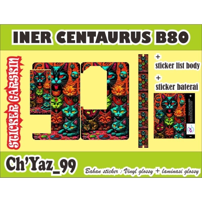 Cent4 B80 Type G Garskin Fullbody Custom Sticker Package