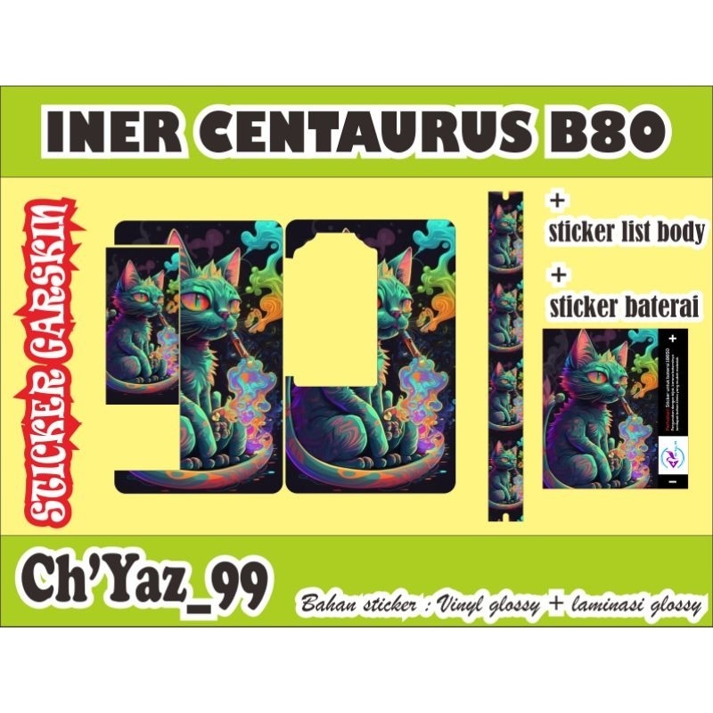 Cent4 B80 Type C Garskin Fullbody Custom Sticker Package