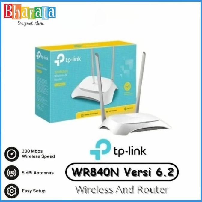 - Tp-Link TP Link Wireless N Router TL-WR840N 300Mbps - สีขาว