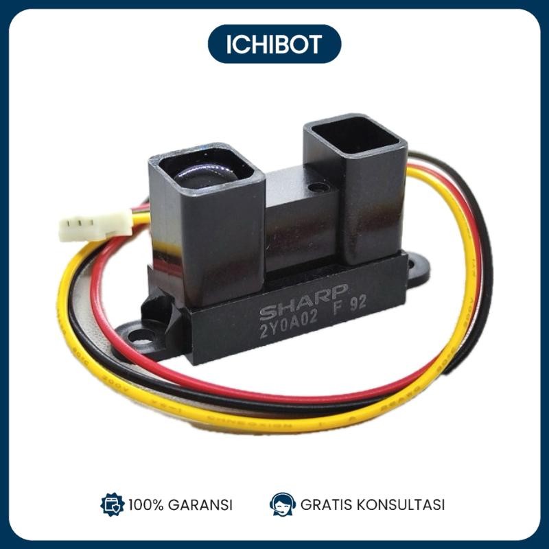 SHARP GP2Y0A02YK0F 2Y0A02 เซ็นเซอร์วัดระยะทางอินฟราเรด 20-150 ซม.