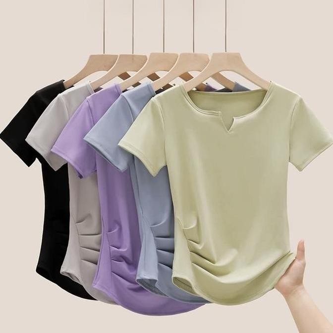 COSY - เสื้อกีฬา ZIGGY (S-XXL) เสื้อยืดยิมโยคะ GS