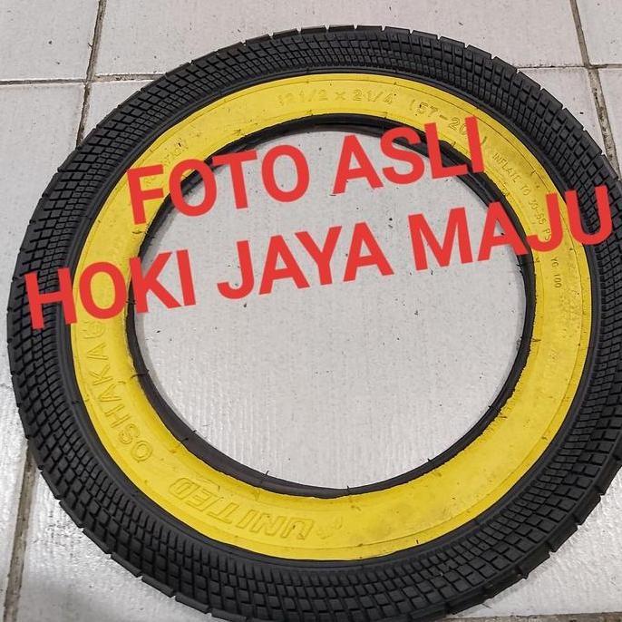 ยางนอกจักรยานเด็ก 12 x 1/2 x 1/4 57-203 united โอซาก้า