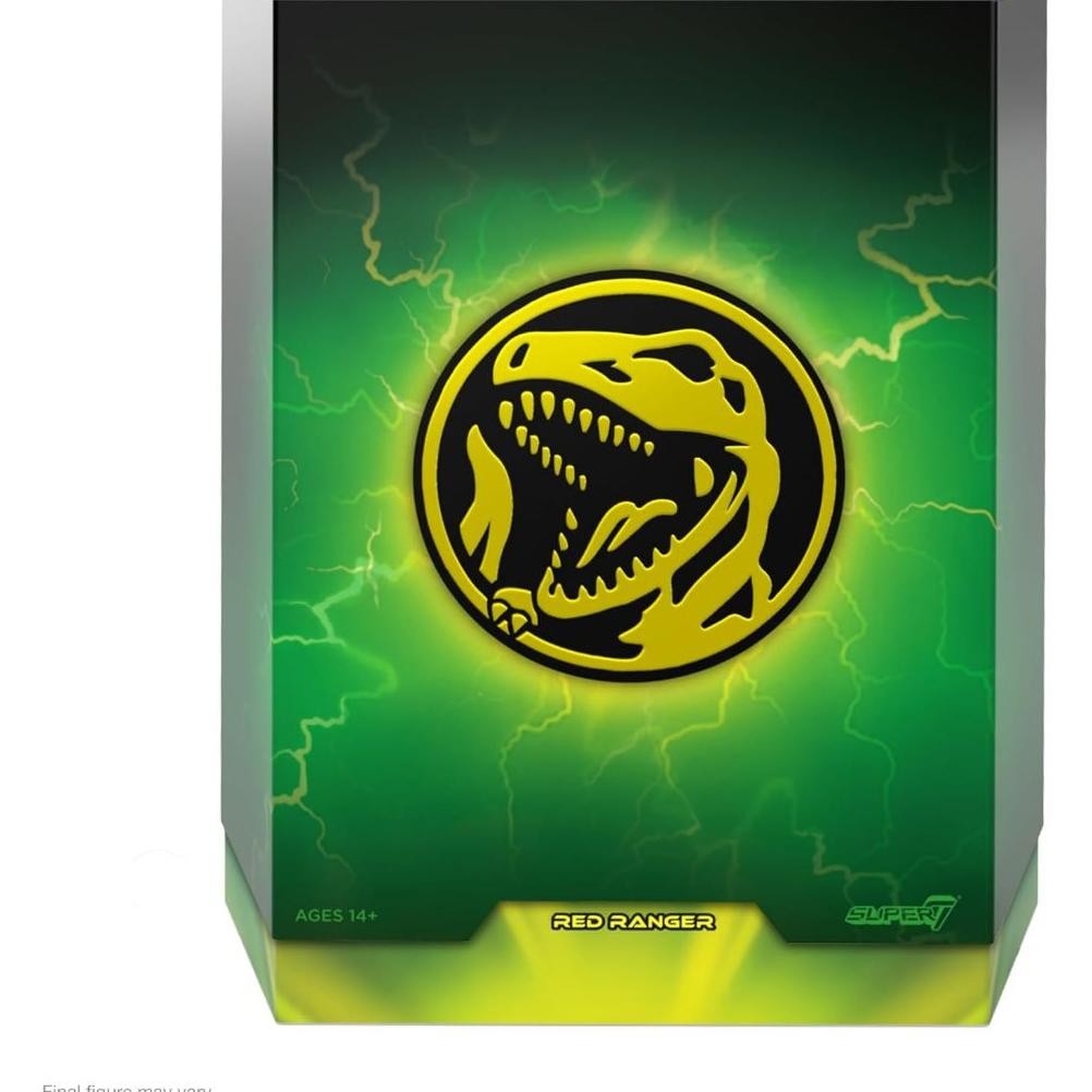 สุดยอด7 สุดยอด! MIGHTY MORPHIN POWER RANGERS RED RANGER - 17.8 CM POWER RANGERS ACTIONFIGUR MIT