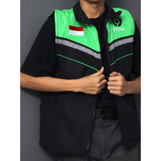 Rompi gojek / rompi gojek terbaru / rompi driver gojek /  rompi motor pria / rompi anti angin berkualitas