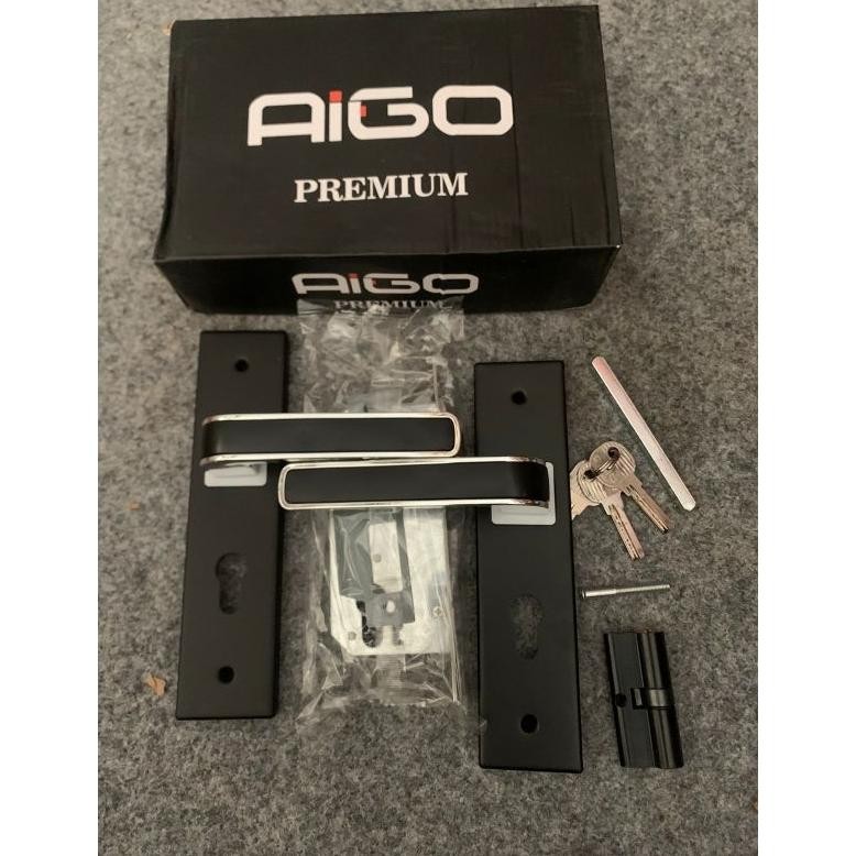 Aigo Premium Medium 20 Cm Slot Handle Home Door Lock [Fullset] Save Yt-
