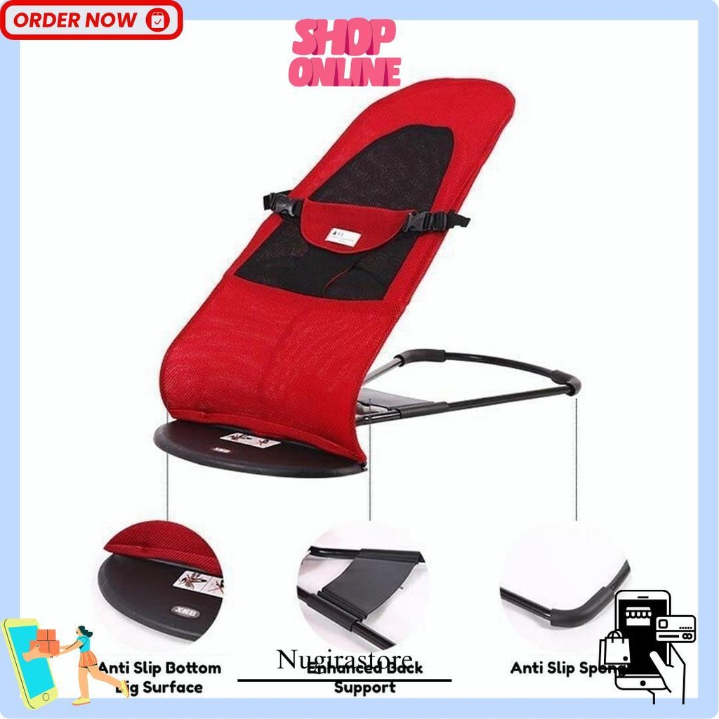 Playpark Baby Bouncer สบาย Baby Swing 0-3 ปีสําหรับทารก New Born Bouncer Baby Bouncer Baby Swing เก้