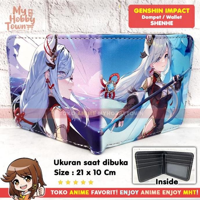 กระเป๋าสตางค์อะนิเมะเกม Genshin Impact: Shenhe