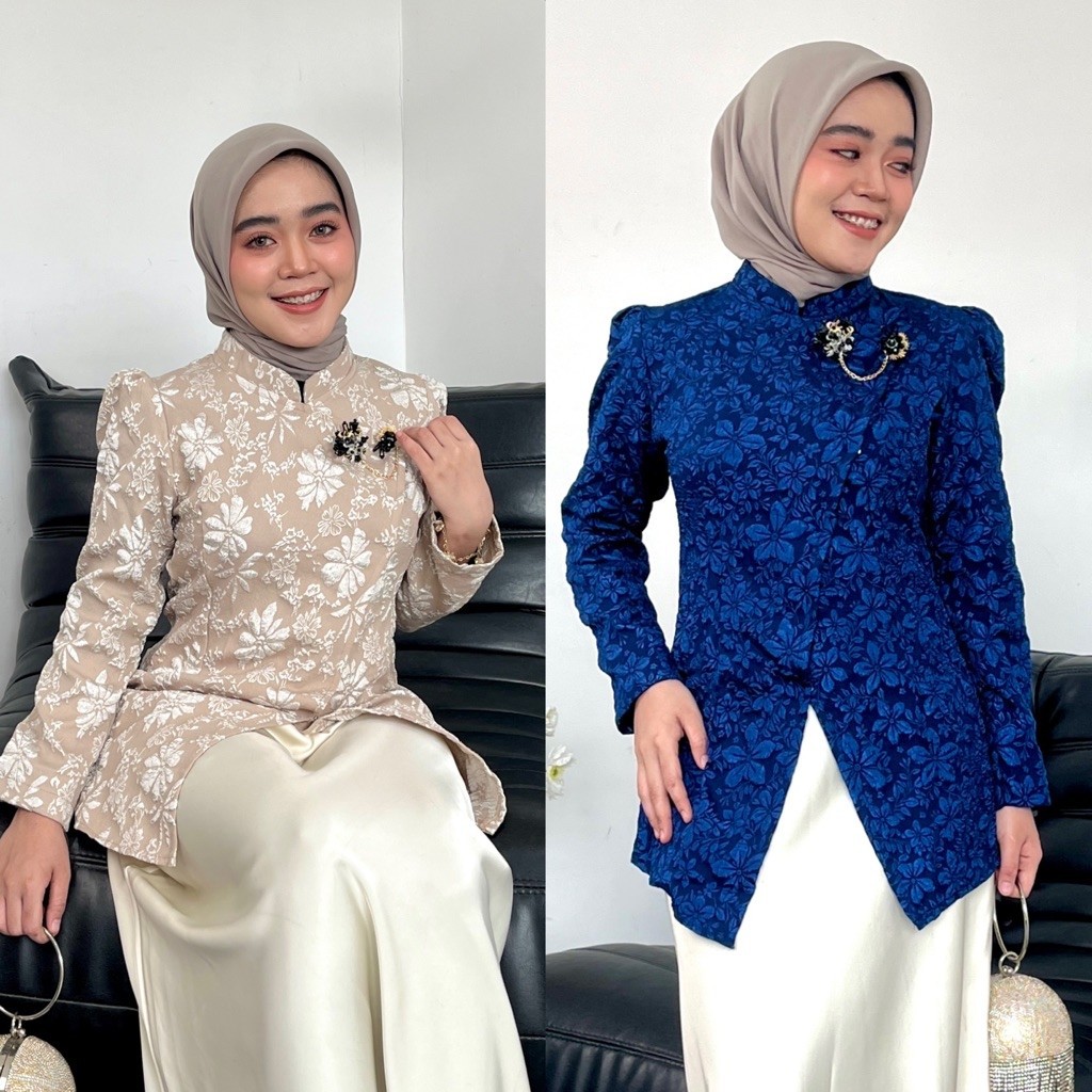 Jifat - premium janggan kebaya janggan kebaya - kebaya แบบดั้งเดิม - kebaya แขนยาว - งานหมั้น kebaya