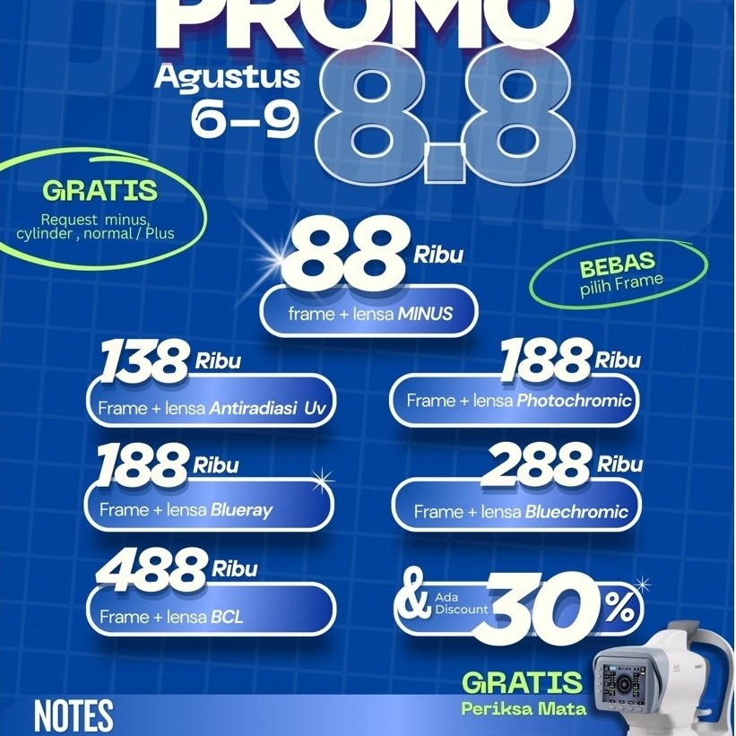 8.8 AUGUST PHOTOCROMIC MINUS แว่น!