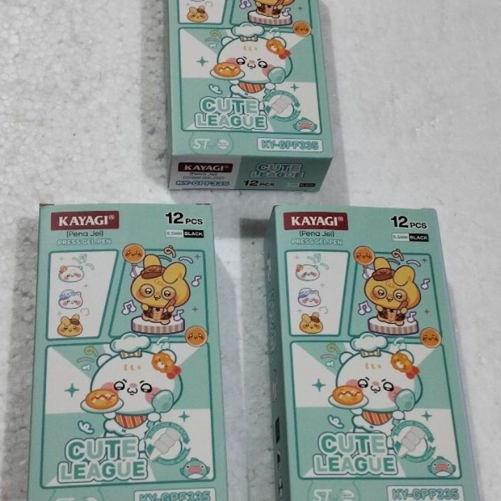 KY - GPF335 BLACK 0.5 CUTE LEAGUE GEL PEN