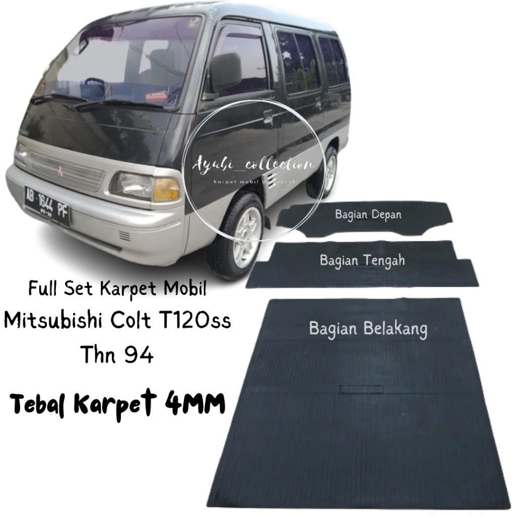 Mitsubishi colt t120ss 1994 พรมรถยนต์ครบชุด