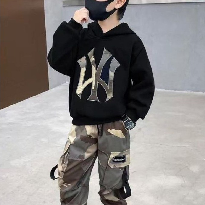 ARMY HODIE SET สําหรับผู้ชายขนาด 90-120