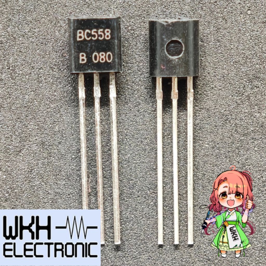 BC558 PNP TR BC 558 ทรานซิสเตอร์ TO-92 C558 C588B BC558B
