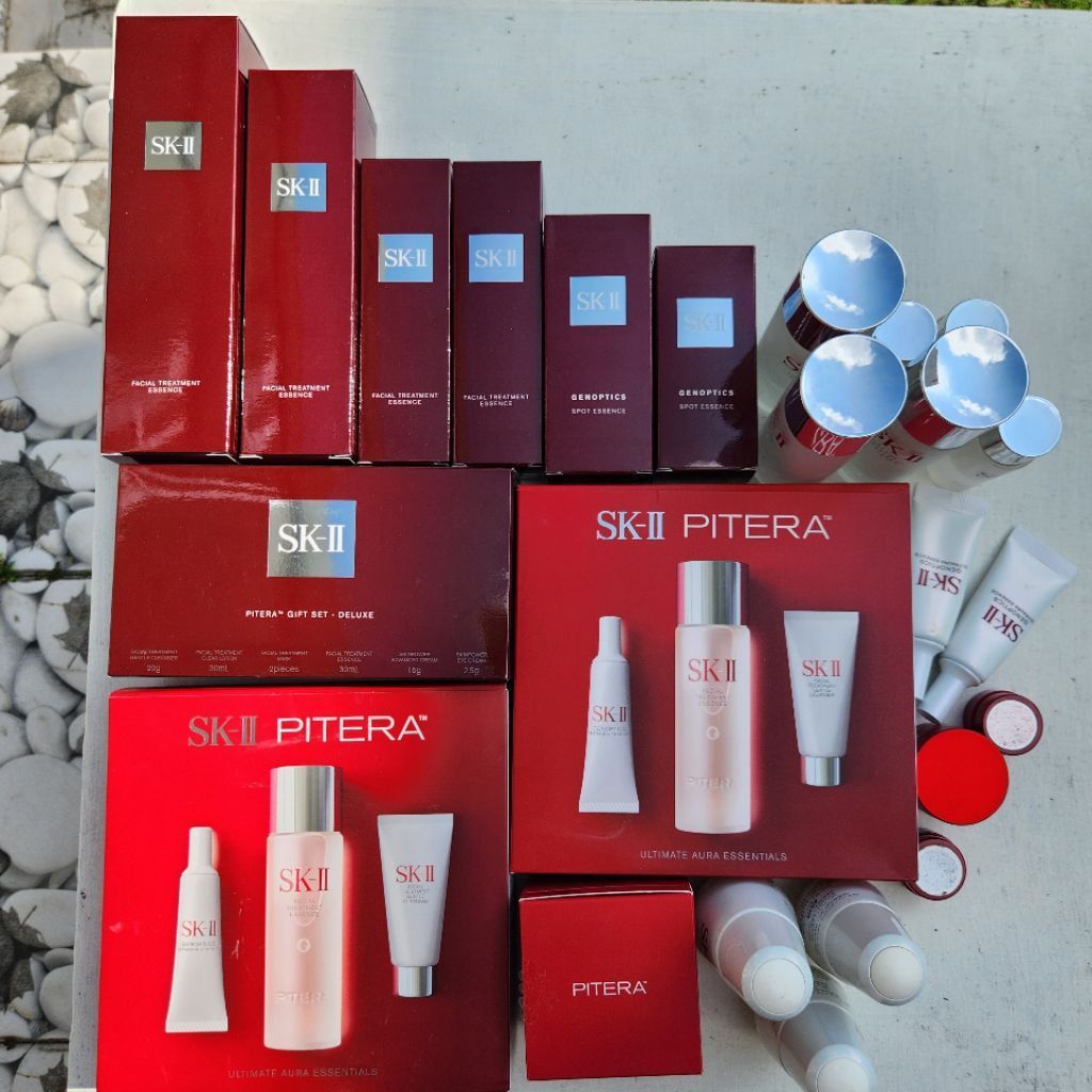 ขวดเปล่า SK II และ Box SK II Pitera (อ่านคําอธิบาย)
