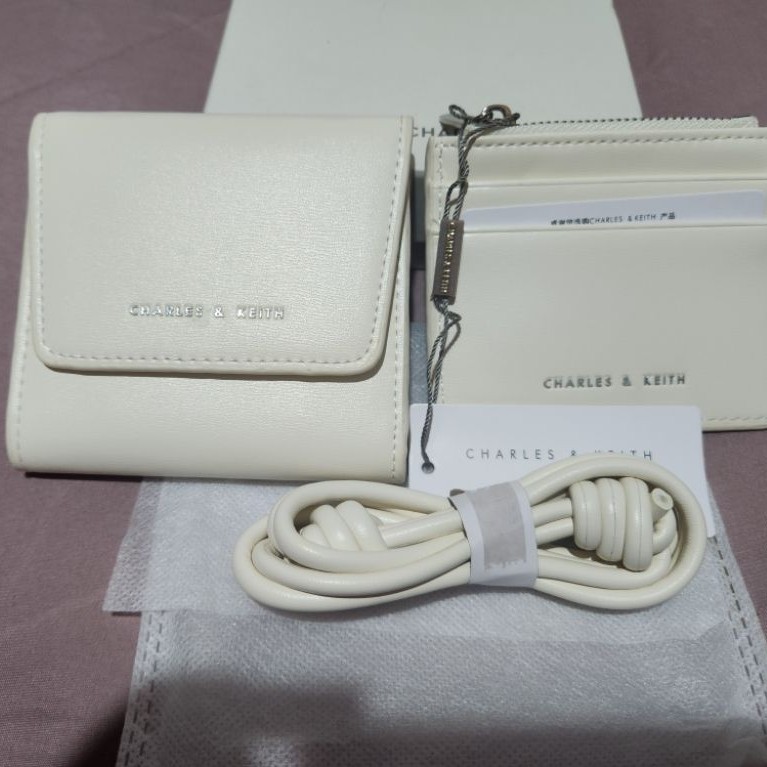 Ck Off White mirror wallet