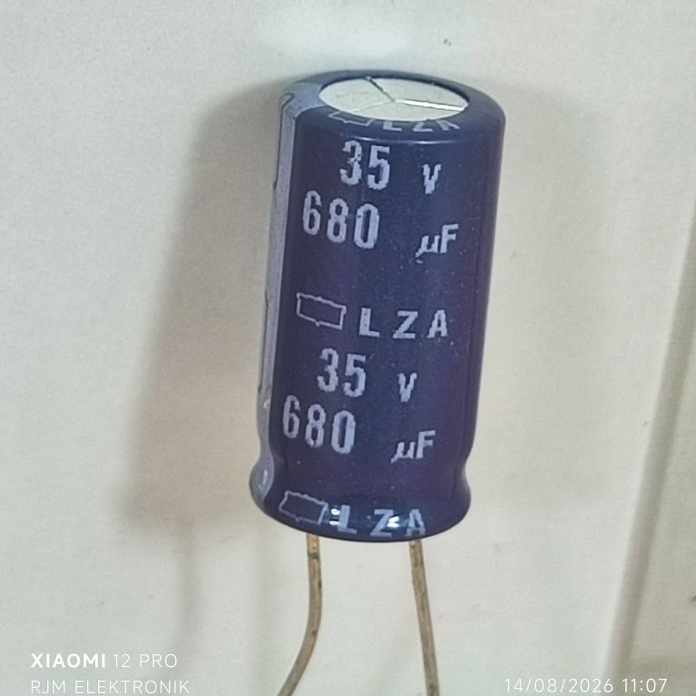 กวางเอลโก้ 680uf 35v สีฟ้า