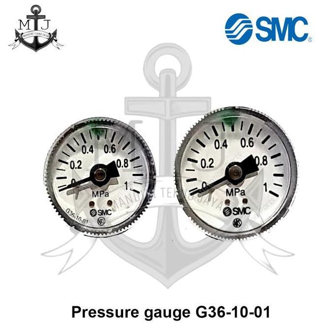 เครื่องวัดความดัน smc G36-10-01 เกลียว 1/8 นิ้ว made in japan original