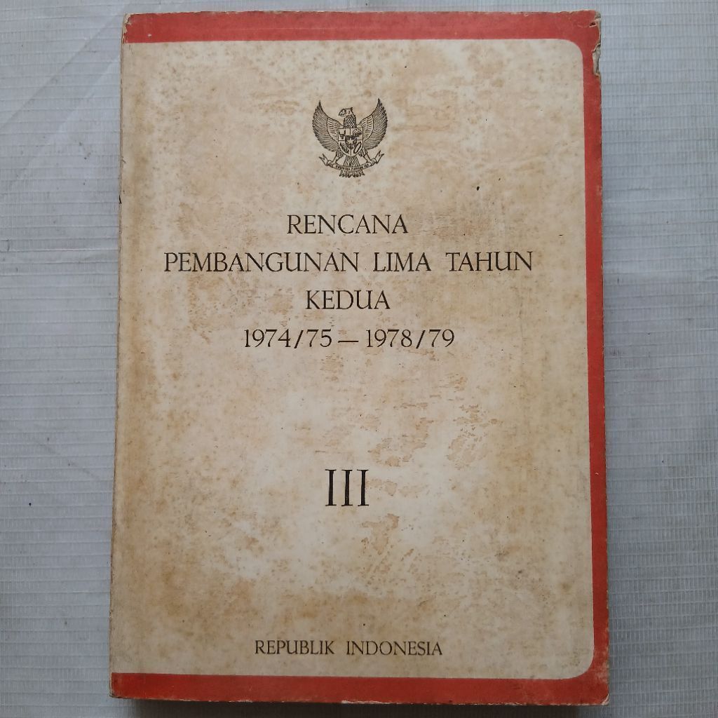 หนังสือกฎหมายแห่ง DEVELOPMENT PLAN FIVE YEARS SECOND 1974/75 - 1978/79 Part III
