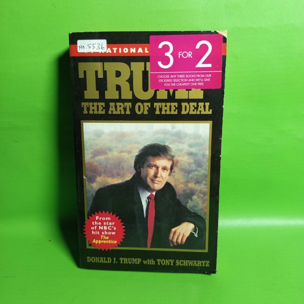 หนังสือทรัมป์: ศิลปะแห่งดีล - Donald Trump & Tony Schwartz [ต้นฉบับ, นําเข้า]