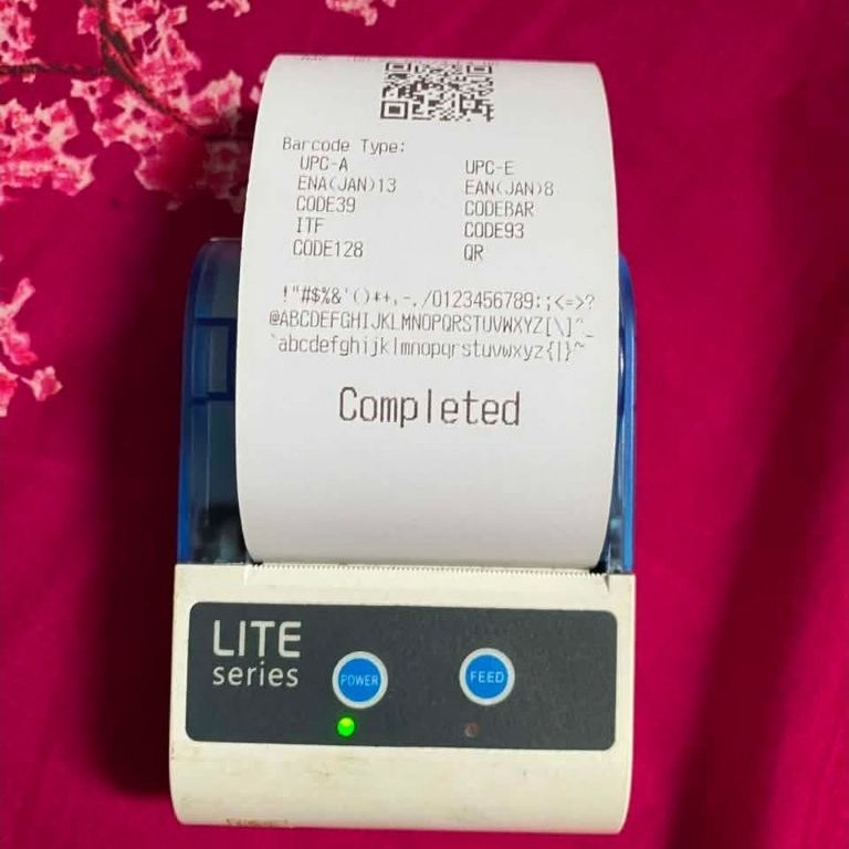 เครื่องพิมพ์ฉลากความร้อนซีรีส์ LITE สําหรับเครื่องพิมพ์พกพาฉลากรหัส Barcode QR
