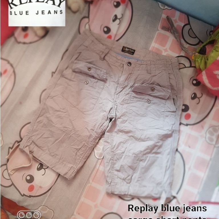 กางเกงคาร์โก้ขาสั้น by Replay Blue Jeans
