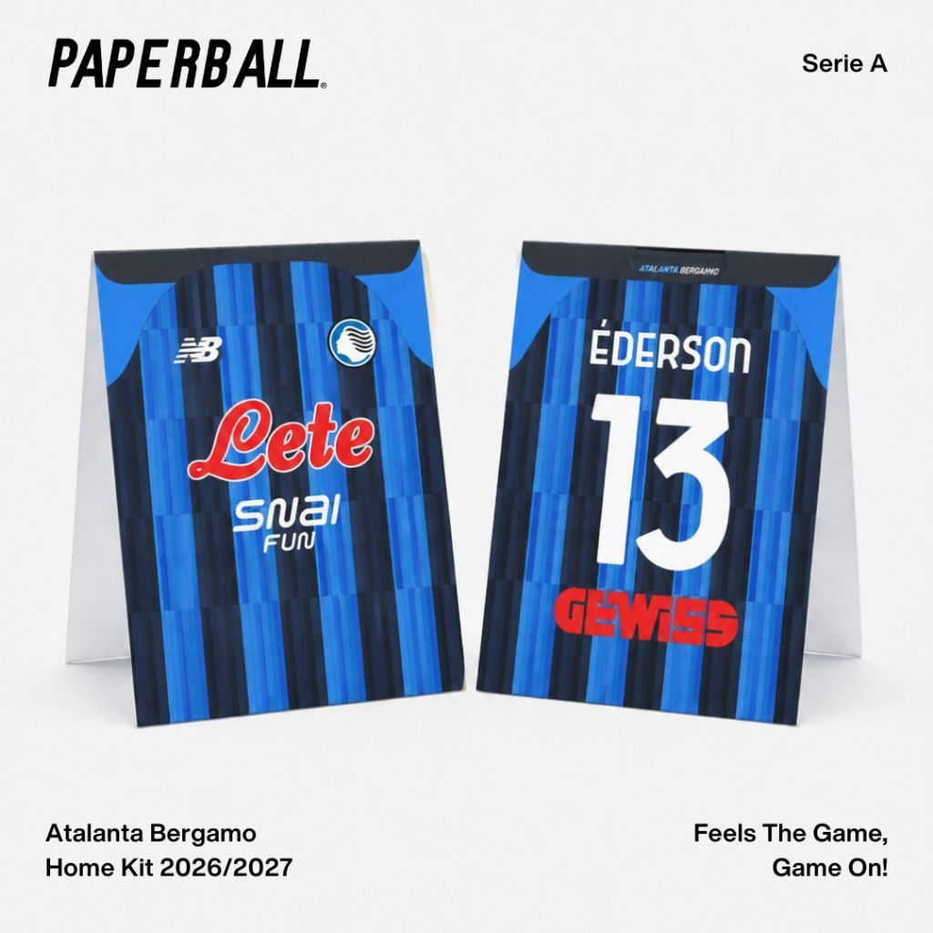 Atalanta 2026-2027 Series A กระดาษบอลอิตาลีลีก