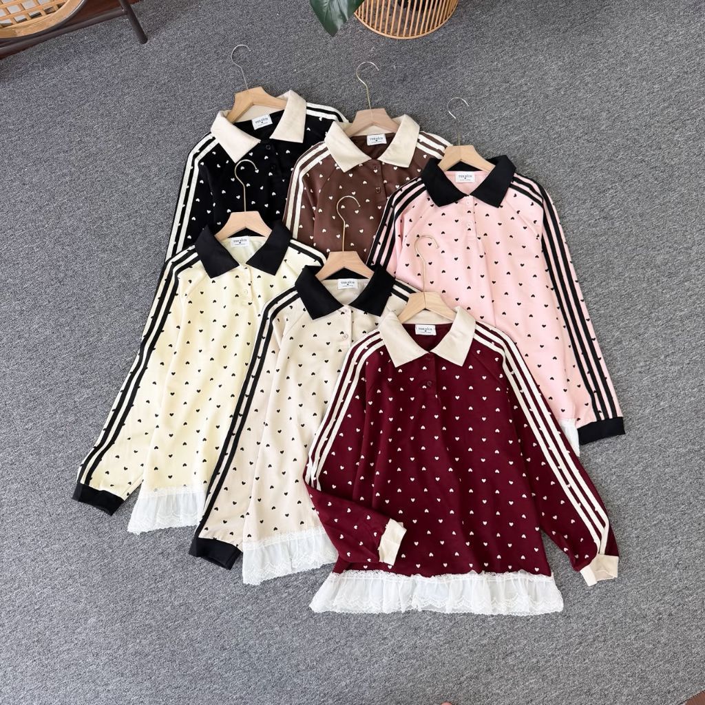 8830 POLKA LACE BLOUSE