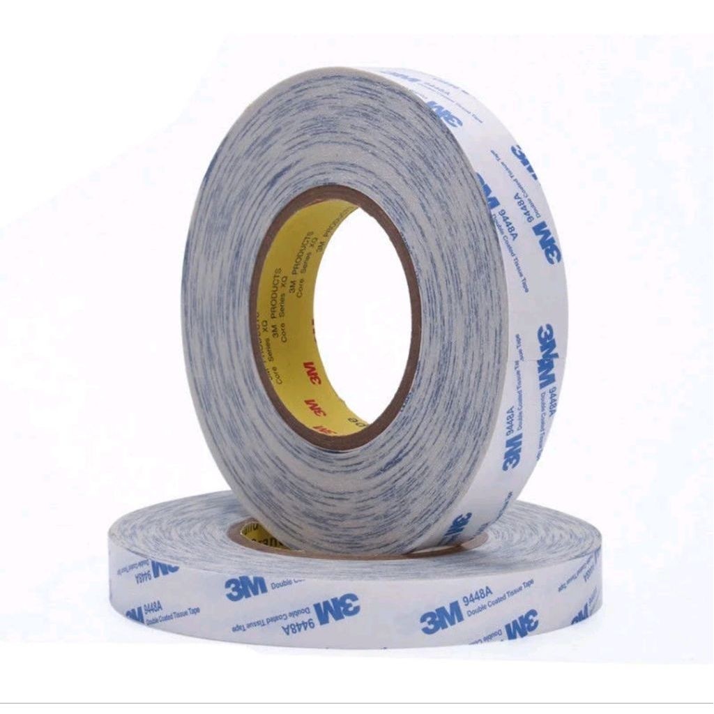 3M 9448A Double Coated Tissue Tape Roll Transparent 24mm x 50m