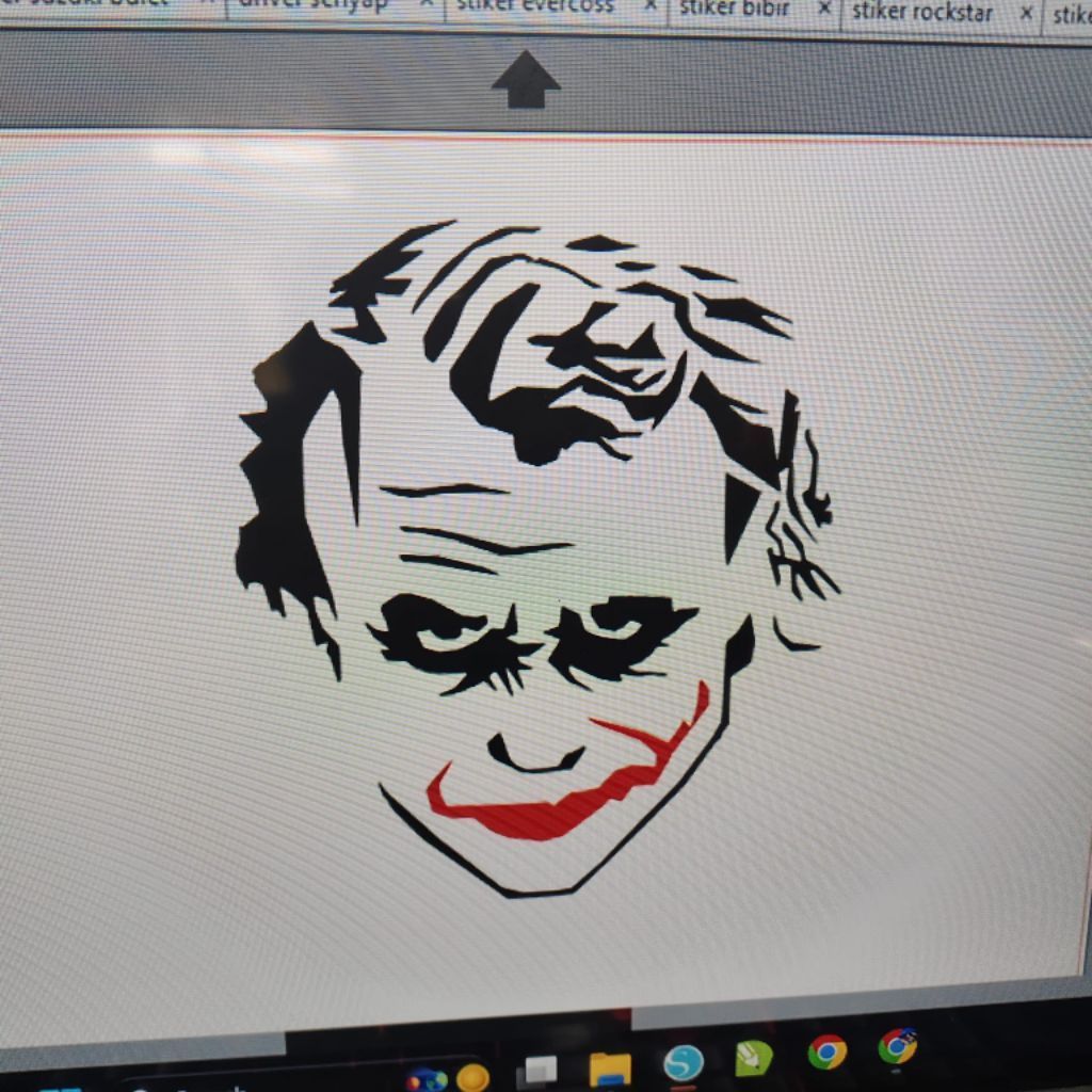 JOKER 4 สติ๊กเกอร์ สติ๊กเกอร์ตัดแบบกําหนดเองสําหรับรถจักรยานยนต์, รถยนต์, โลโก้แล็ปท็อป