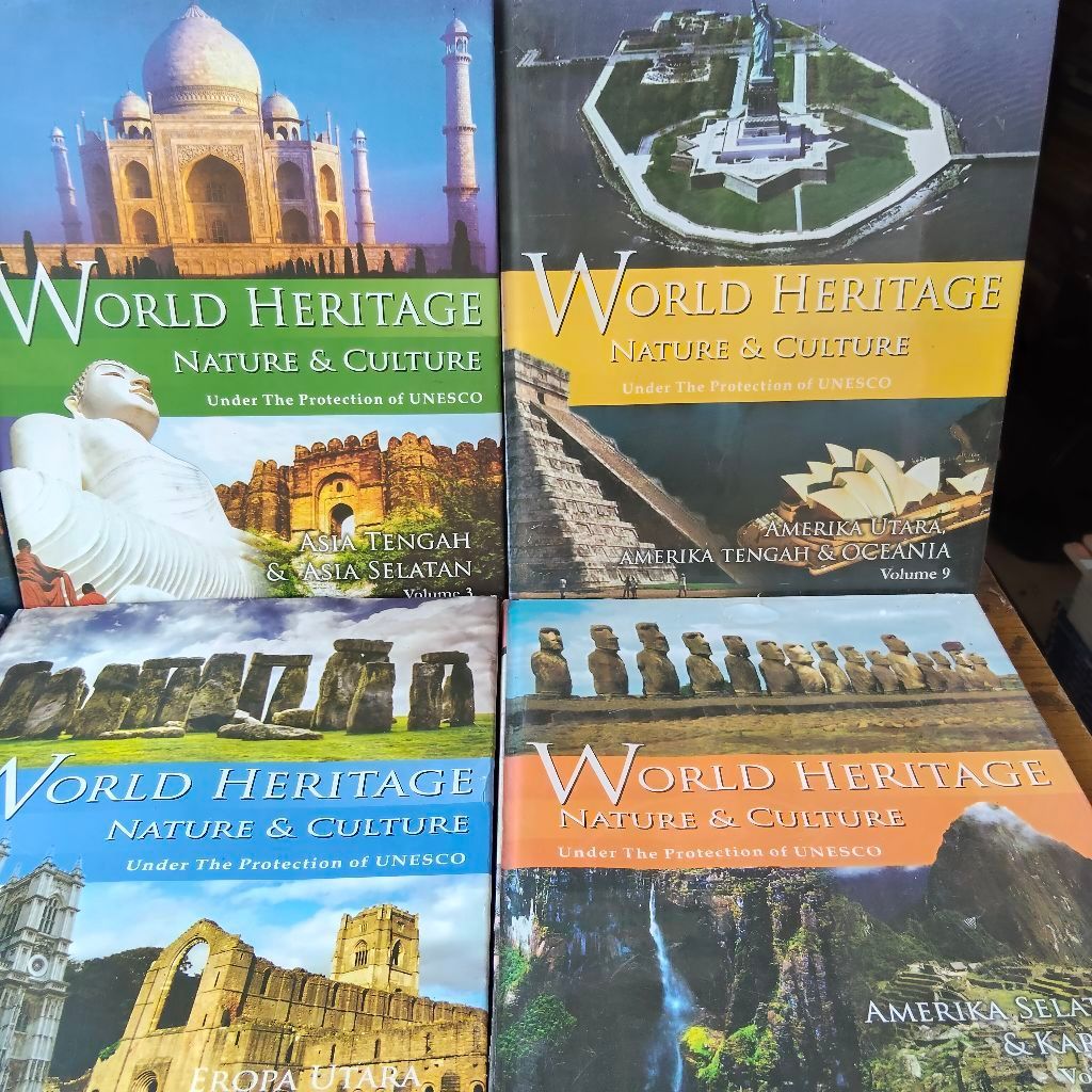 หนังสือต้นฉบับ • สารานุกรมหายาก มรดกโลก Nature & วัฒนธรรมภายใต้การป้องกันของ Unesco / Heritage Of Na