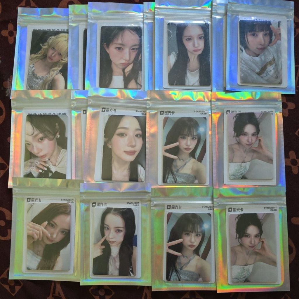 [OFFICIAL] PHOTOCARD QQ MUSIC CHINA NMIXX HEAVY SERENADE LILY HAEWON SULLYOON BAE JIWOO KYUJIN 2STAR