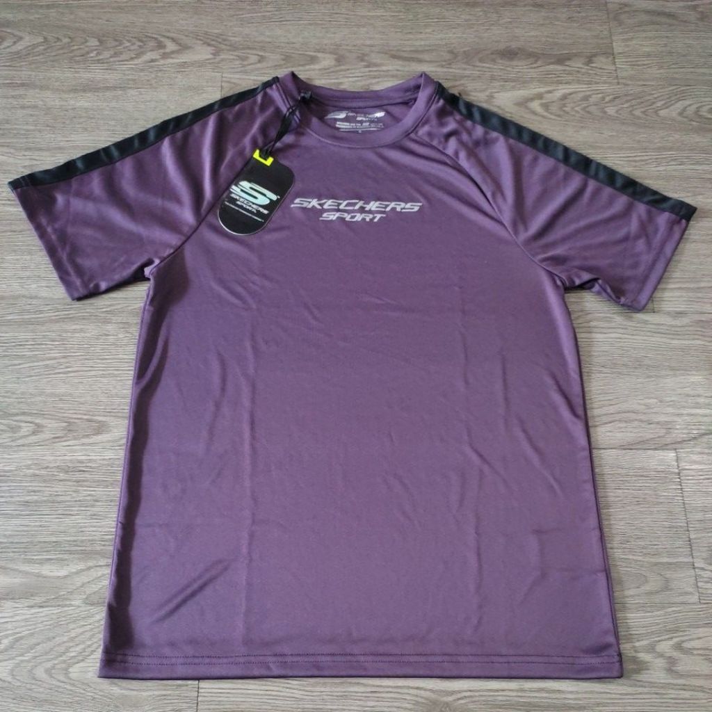 S Men Running Tshirt สีม่วง
