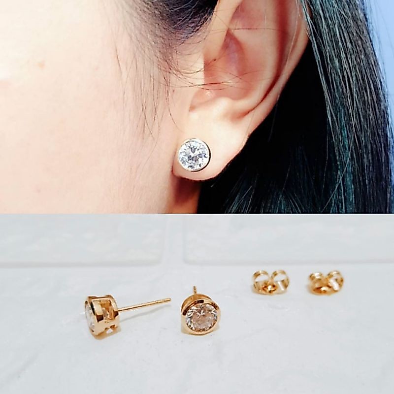 ผู้หญิง PIERCING EARRINGS TITANIUM PIERCING EARRINGS ANTI-RUST EARRINGS