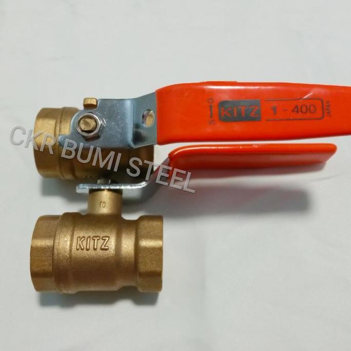 KITZ 1" INCH BRASS BALL VALVE / KITZ 1" INCH BRASS STOP VALVE