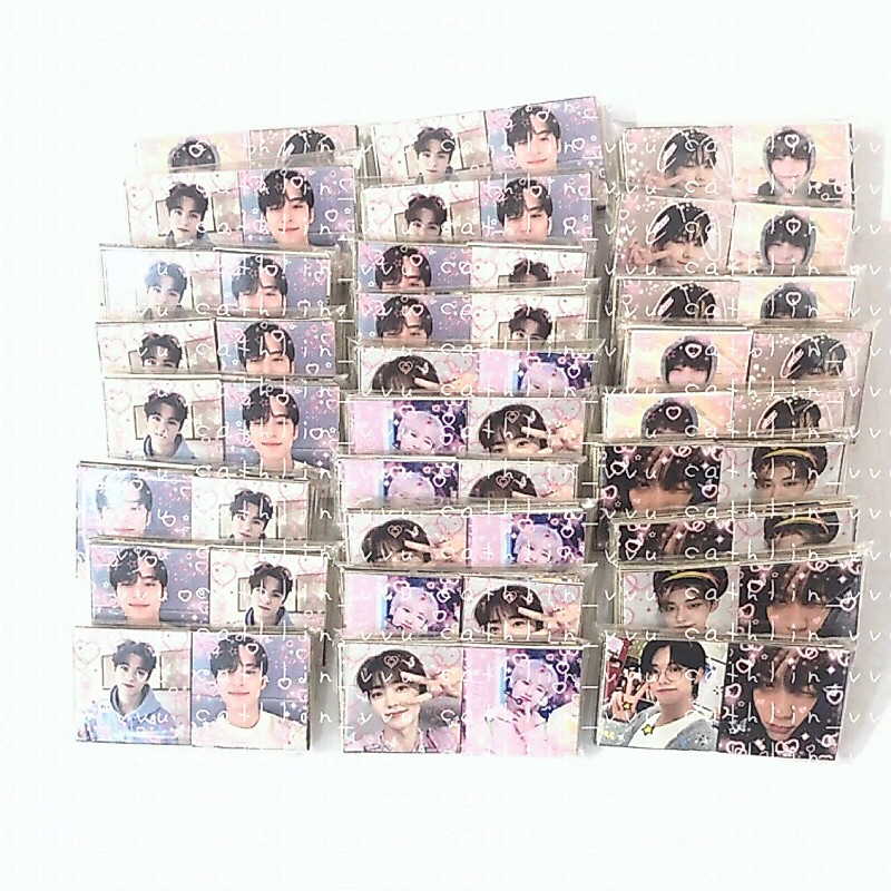 ꒰ เนื้อหา 50 ชิ้น ꒱ Freebies Sticker Kpop ala sellkor uk 3x3 cm Cute Deco Freebies, NCT ENHYPEN SEVE