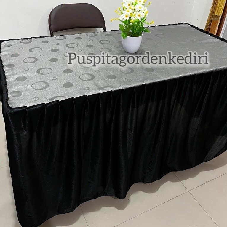 INARA TASSEL TABLECLOTH 80CM / TEACHER TABLECLOTH / OFFICE TABLE / BUFFET TABLE