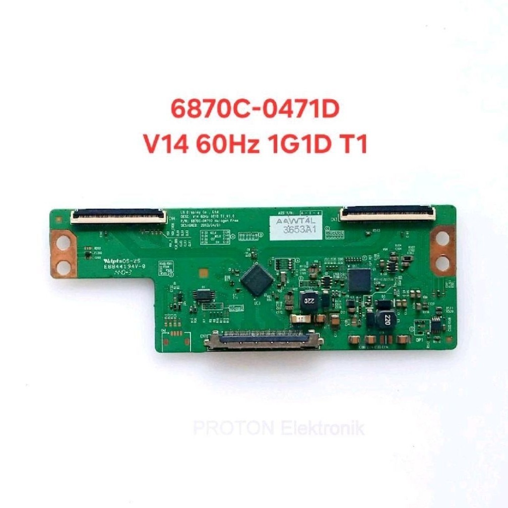 Tikon LED TV TCL LE55D8810 tcon แผง Timing Control Board 6870C-0471D V14 60Hz 1G1D T1_V1.0 6871L-339