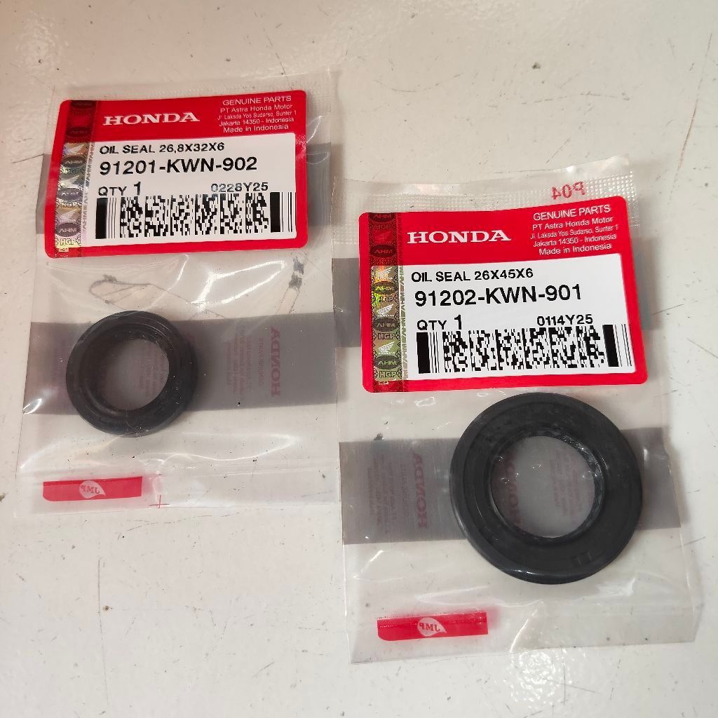 91202-KWN-901 เดิม Vario 125 ซีลเพลาข้อเหวี่ยง