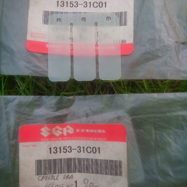 HARMONICA TONGUE MEMBRANE วาล์วรีเซ็ต SUZUKI SATRIA RU120 RU 120 HIU LSCM เดิม