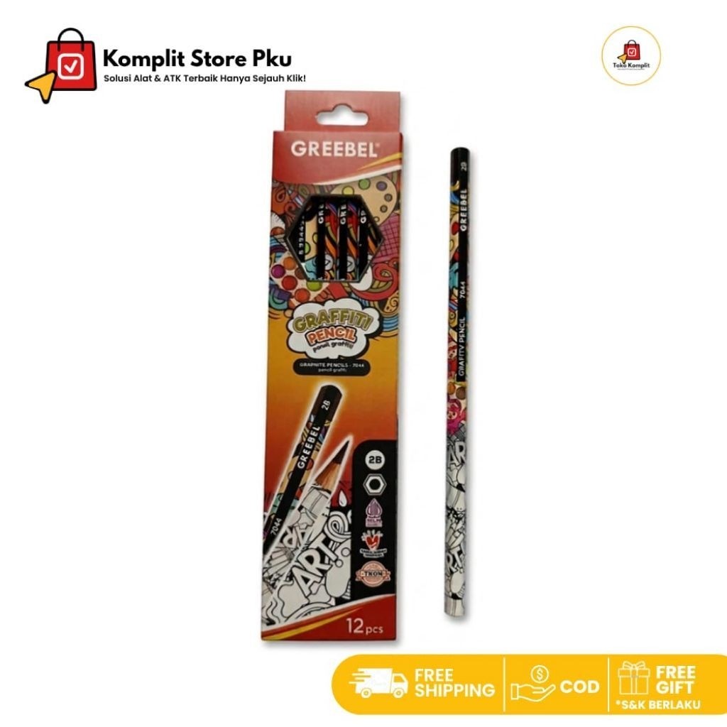 GRAFFITI GREEBEL PENCIL 7044 2B