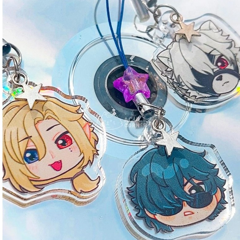 ACULE CORNER - Fanmerch Zenless Zone Zero Lycaon Hugo Manato Phonestrap
