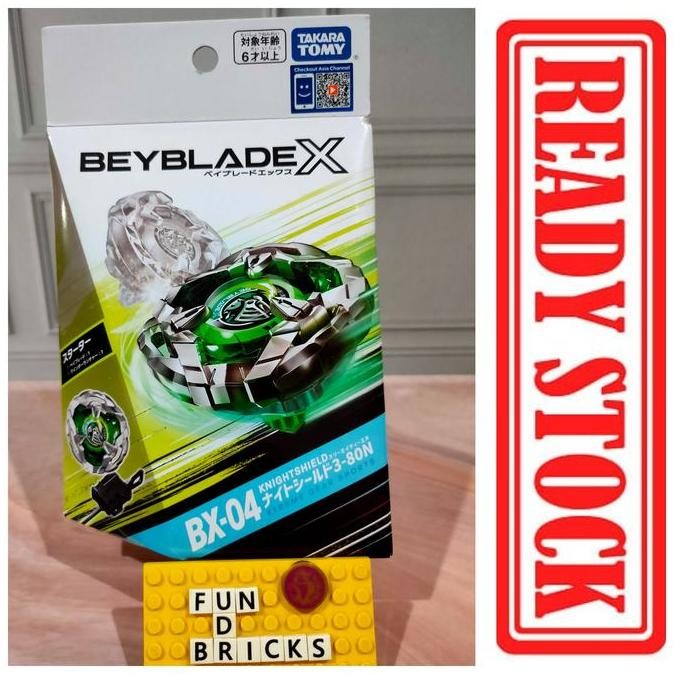 Takara Tomy Beyblade X Starter BX-04 Knightshield Knight Shield