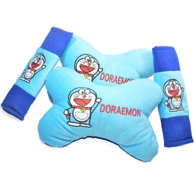 DS13 >> 3IN1 2IN1 DORAEMON EMON CAR PILLOW ACCESSORIES SET